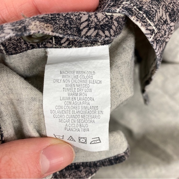 Munsingwear Men’s Long Sleeve Button Up Shirt 70s 80s Print Size XLT - Picture 5 of 5